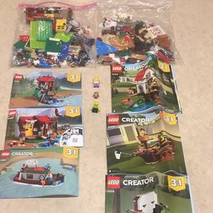 LEGO Creator 31098 31078- sets with pieces missing